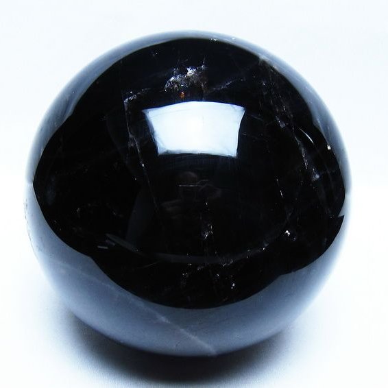 3.3Kg モリオン 黒水晶 丸玉 138mm スフィア 一点物 161-944