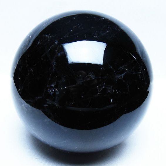 2.9Kg モリオン 黒水晶 丸玉 133mm スフィア 一点物 161-945