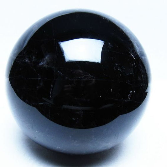 2.6Kg モリオン 黒水晶 丸玉 128mm スフィア 一点物 161-947
