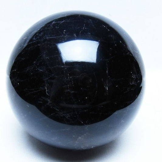 2.2Kg モリオン 黒水晶 丸玉 120mm スフィア 一点物 161-953