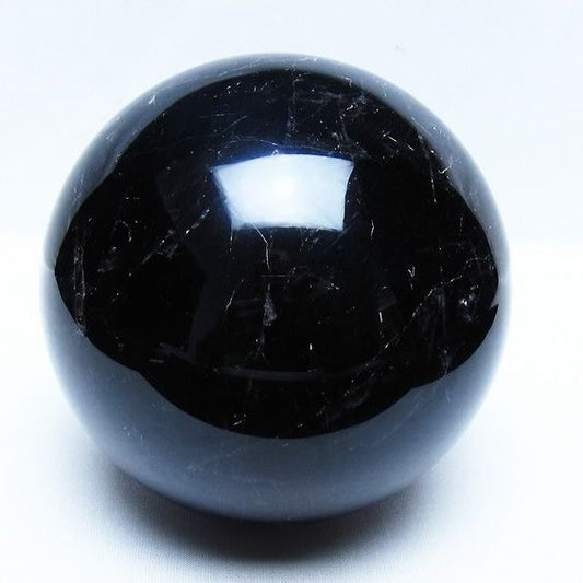 2Kg モリオン 黒水晶 丸玉 118mm スフィア 一点物 161-956