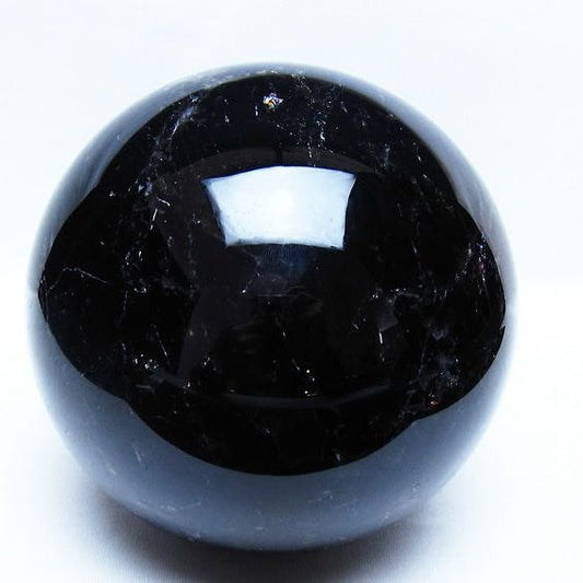 3Kg モリオン 黒水晶 丸玉 133mm スフィア 一点物 161-962