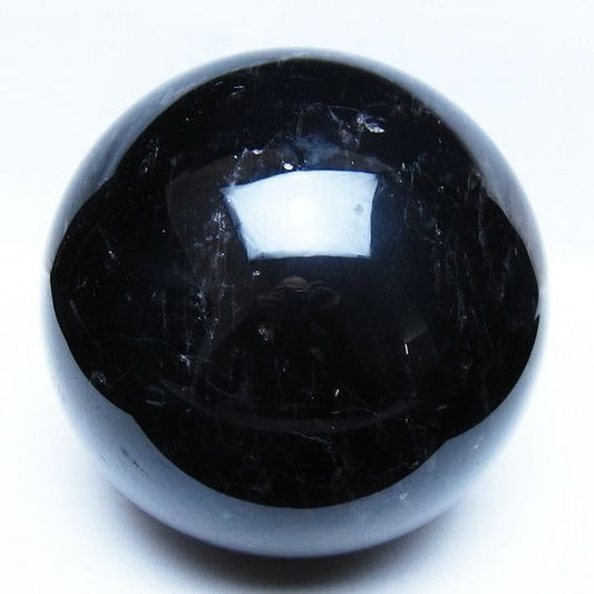 4.8Kg モリオン 黒水晶 丸玉 155mm スフィア 一点物 161-975