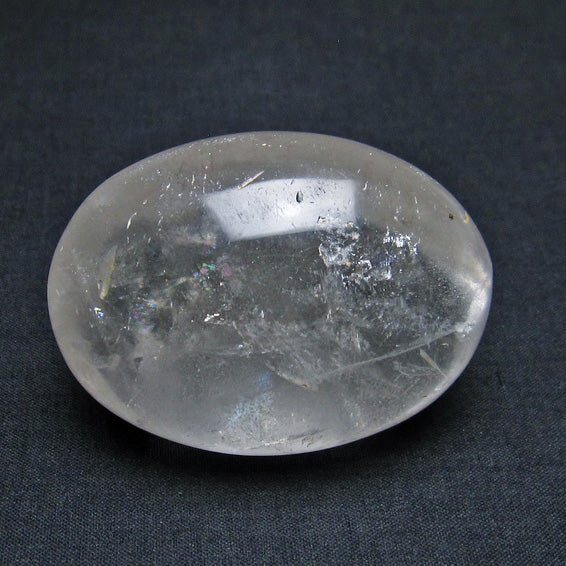 水晶 タンブル 原石 虹入り 一点物 171-3457