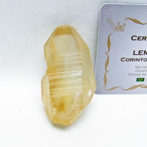レムリアンシード シトリンクォーツ 原石 ブラジル ミナスジェライス州 コリント産 一点物 171-7317