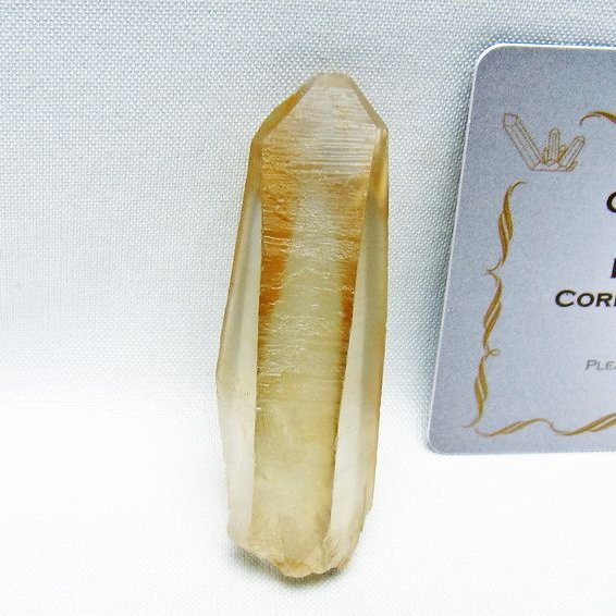 レムリアンシード シトリンクォーツ 原石 ブラジル ミナスジェライス州 コリント産 一点物 171-7318