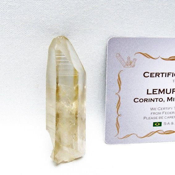 レムリアンシード スモーキークォーツ 原石 ブラジル ミナスジェライス州 コリント産 一点物 171-7449