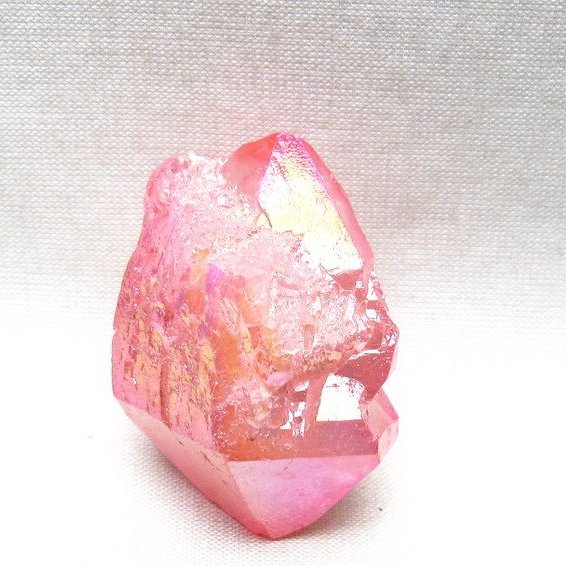 オーラクリスタル 原石 ローズピンク エレスチャル オーラ水晶 一点物 171-8591