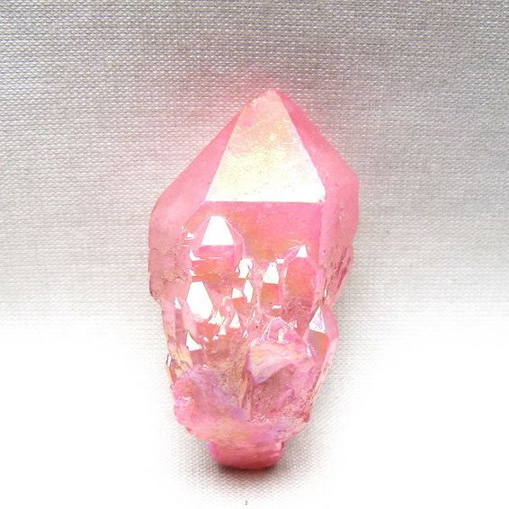 オーラクリスタル 原石 ローズピンク エレスチャル オーラ水晶 一点物 171-8592
