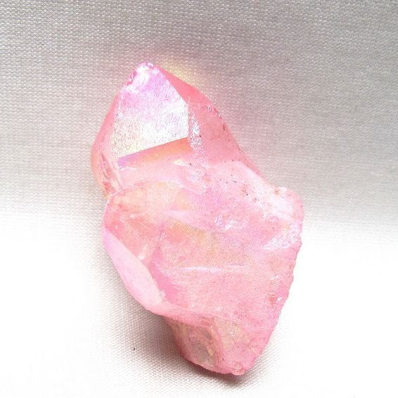 オーラクリスタル 原石 ローズピンク エレスチャル オーラ水晶 一点物 171-8593