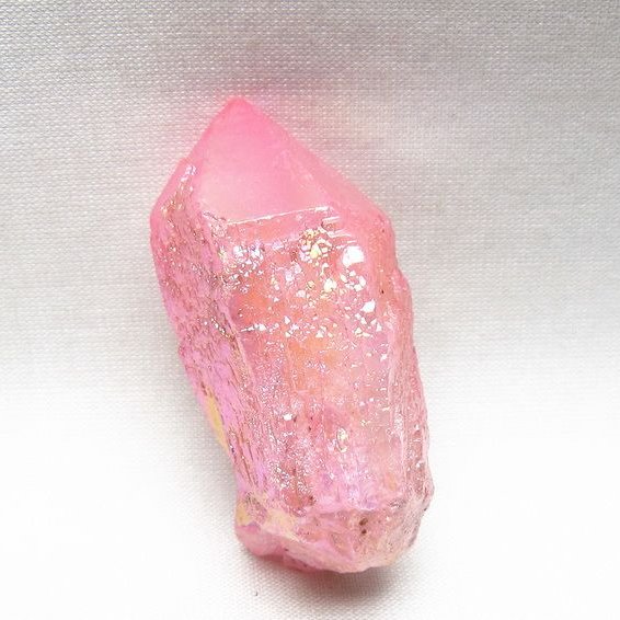 オーラクリスタル 原石 ローズピンク エレスチャル オーラ水晶 一点物 171-8600