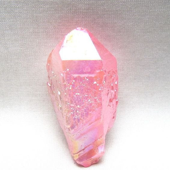 オーラクリスタル 原石 ローズピンク エレスチャル オーラ水晶 一点物 171-8610