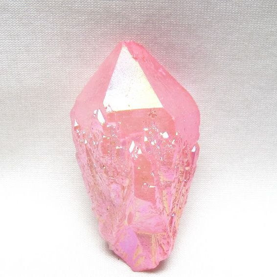 オーラクリスタル 原石 ローズピンク エレスチャル オーラ水晶 一点物 171-8612