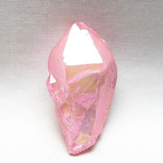 オーラクリスタル 原石 ローズピンク エレスチャル オーラ水晶 一点物 171-8614