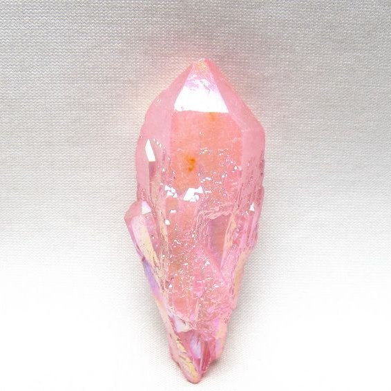 オーラクリスタル 原石 ローズピンク エレスチャル オーラ水晶 一点物 171-8616