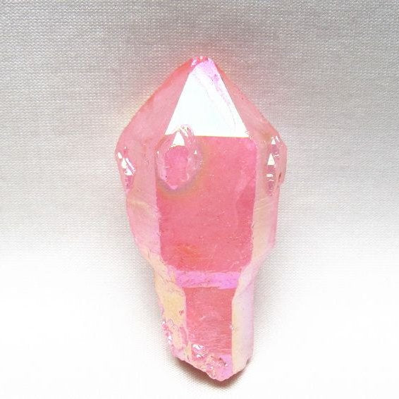 オーラクリスタル 原石 ローズピンク エレスチャル オーラ水晶 一点物 171-8622