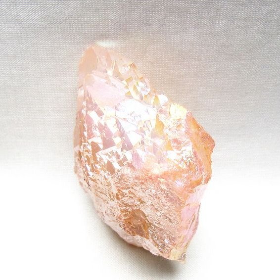 オーラクリスタル 原石 ローズピンク エレスチャル オーラ水晶 一点物 171-8640
