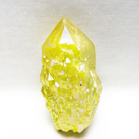 オーラクリスタル 原石 イエロー エレスチャル オーラ水晶 一点物 171-8648