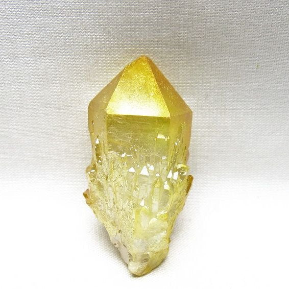オーラクリスタル 原石 イエロー エレスチャル オーラ水晶 一点物 171-8656