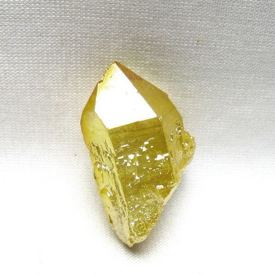 オーラクリスタル 原石 イエロー エレスチャル オーラ水晶 一点物 171-8660