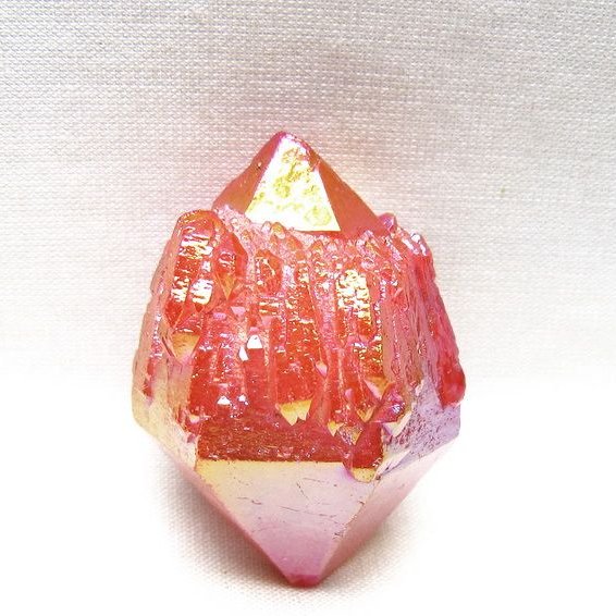 オーラクリスタル 原石 レッド エレスチャル オーラ水晶 一点物 171-8668