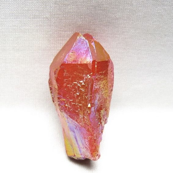 オーラクリスタル 原石 レッド エレスチャル オーラ水晶 一点物 171-8679