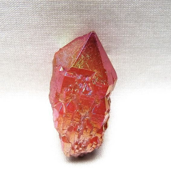 オーラクリスタル 原石 レッド エレスチャル オーラ水晶 一点物 171-8682