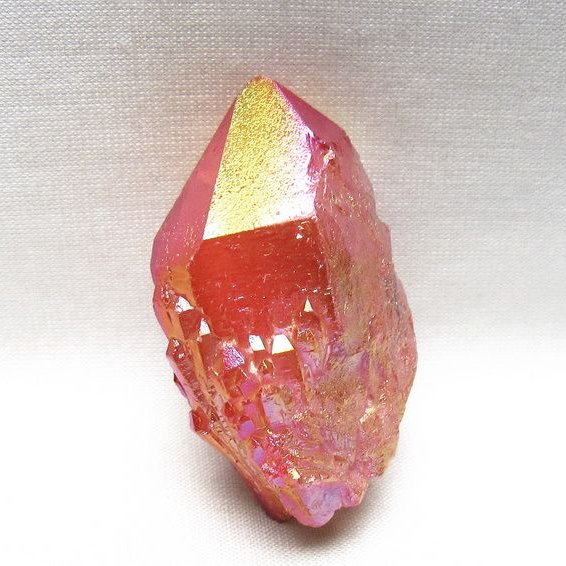 オーラクリスタル 原石 レッド エレスチャル オーラ水晶 一点物 171-8684