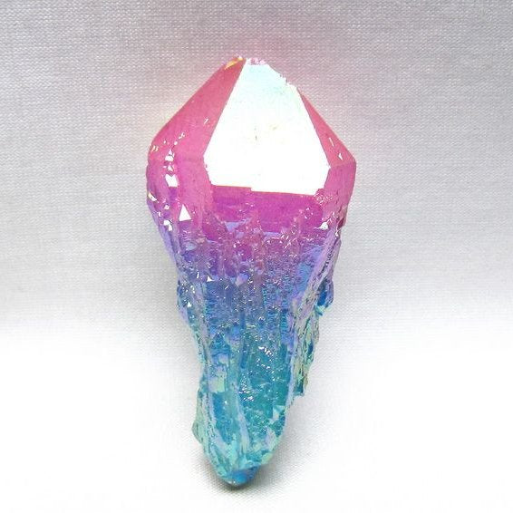 オーラクリスタル 原石 マルチカラー エレスチャル オーラ水晶 一点物 171-8743