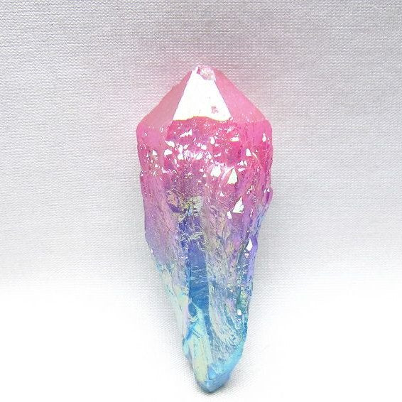 オーラクリスタル 原石 マルチカラー エレスチャル オーラ水晶 一点物 171-8746
