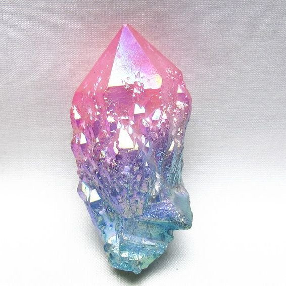 オーラクリスタル 原石 マルチカラー エレスチャル オーラ水晶 一点物 171-8750