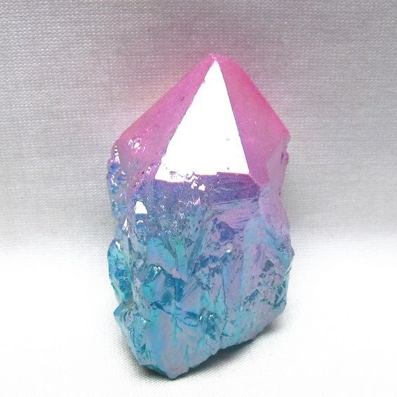 オーラクリスタル 原石 マルチカラー エレスチャル オーラ水晶 一点物 171-8763