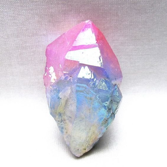 オーラクリスタル 原石 マルチカラー エレスチャル オーラ水晶 一点物 171-8767