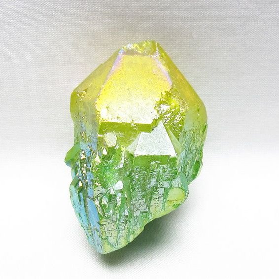 オーラクリスタル 原石 マルチカラー エレスチャル オーラ水晶 一点物 171-8769