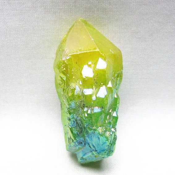 オーラクリスタル 原石 マルチカラー エレスチャル オーラ水晶 一点物 171-8771