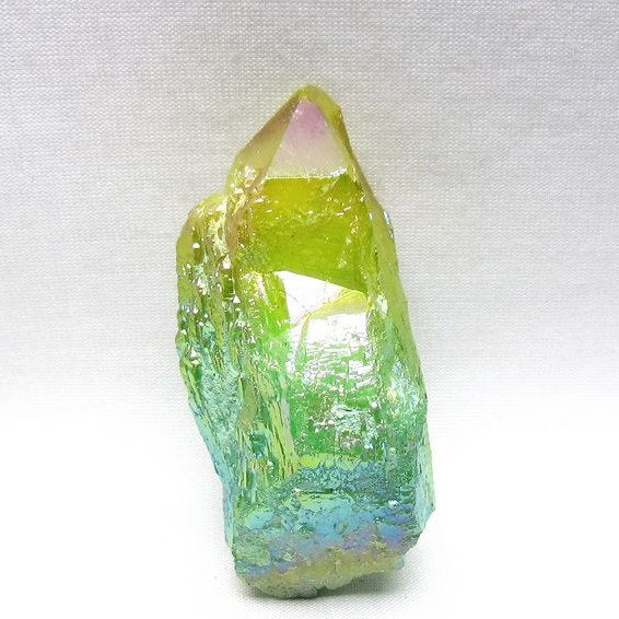 オーラクリスタル 原石 マルチカラー エレスチャル オーラ水晶 一点物 171-8775