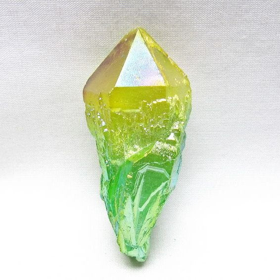 オーラクリスタル 原石 マルチカラー エレスチャル オーラ水晶 一点物 171-8779