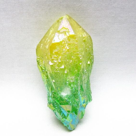 オーラクリスタル 原石 マルチカラー エレスチャル オーラ水晶 一点物 171-8781