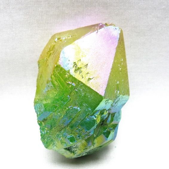 オーラクリスタル 原石 マルチカラー エレスチャル オーラ水晶 一点物 171-8784