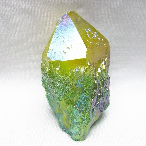 オーラクリスタル 原石 マルチカラー エレスチャル オーラ水晶 一点物 171-8789
