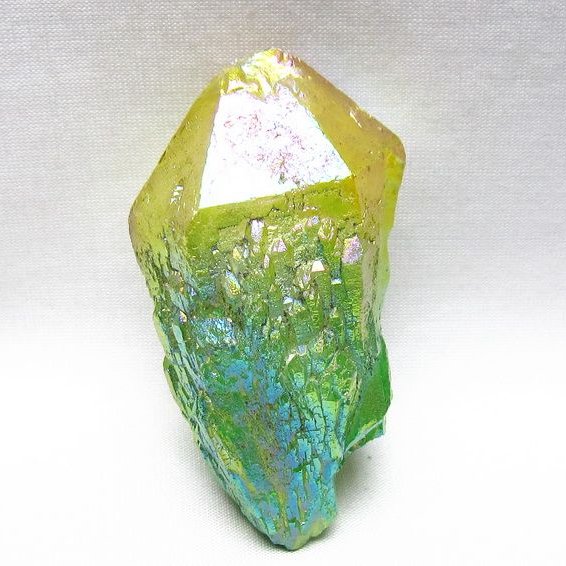 オーラクリスタル 原石 マルチカラー エレスチャル オーラ水晶 一点物 171-8790