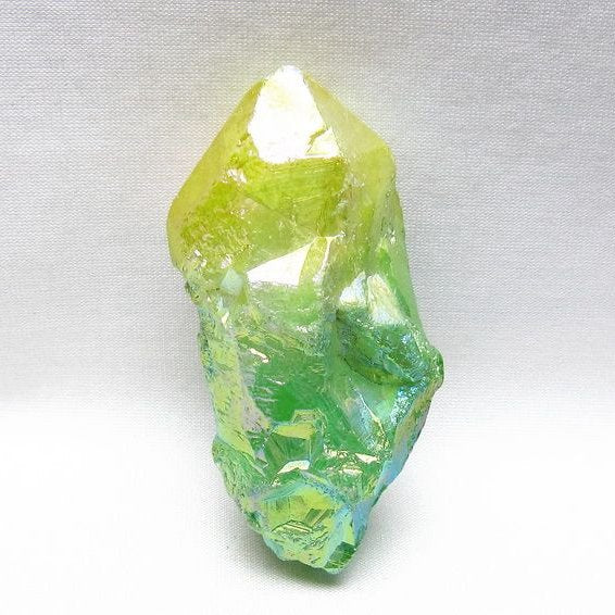 オーラクリスタル 原石 マルチカラー エレスチャル オーラ水晶 一点物 171-8797
