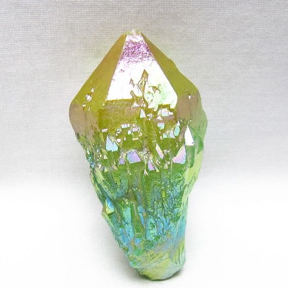 オーラクリスタル 原石 マルチカラー エレスチャル オーラ水晶 一点物 171-8800