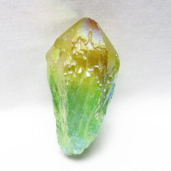 オーラクリスタル 原石 マルチカラー エレスチャル オーラ水晶 一点物 171-8802