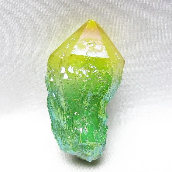 オーラクリスタル 原石 マルチカラー エレスチャル オーラ水晶 一点物 171-8804