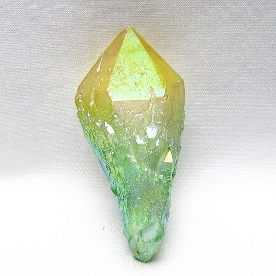 オーラクリスタル 原石 マルチカラー エレスチャル オーラ水晶 一点物 171-8806