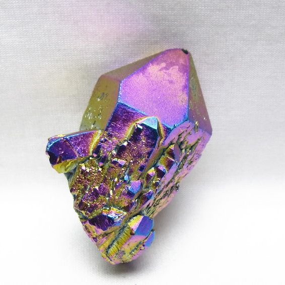 オーラクリスタル 原石 レインボーブルー エレスチャル オーラ水晶 一点物 171-8815