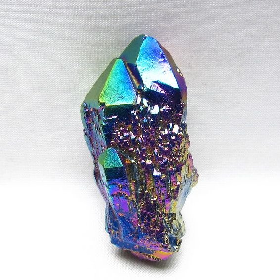 オーラクリスタル 原石 レインボーブルー エレスチャル オーラ水晶 一点物 171-8830