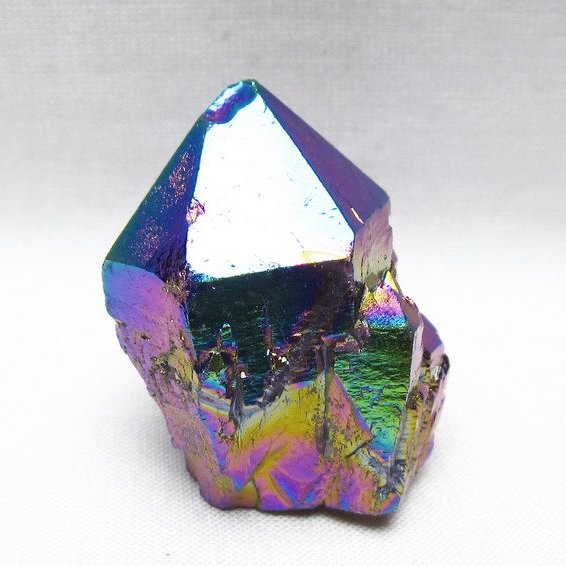 オーラクリスタル 原石 レインボーブルー エレスチャル オーラ水晶 一点物 171-8847