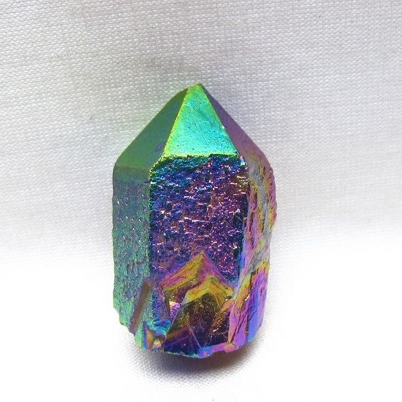 オーラクリスタル 原石 レインボーブルー エレスチャル オーラ水晶 一点物 171-8851